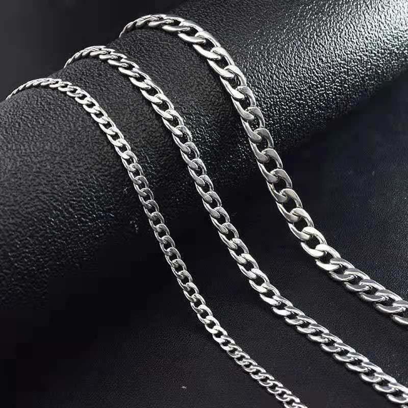 Unisex Classic Curb Stainless Steel Chain - AM APPAREL