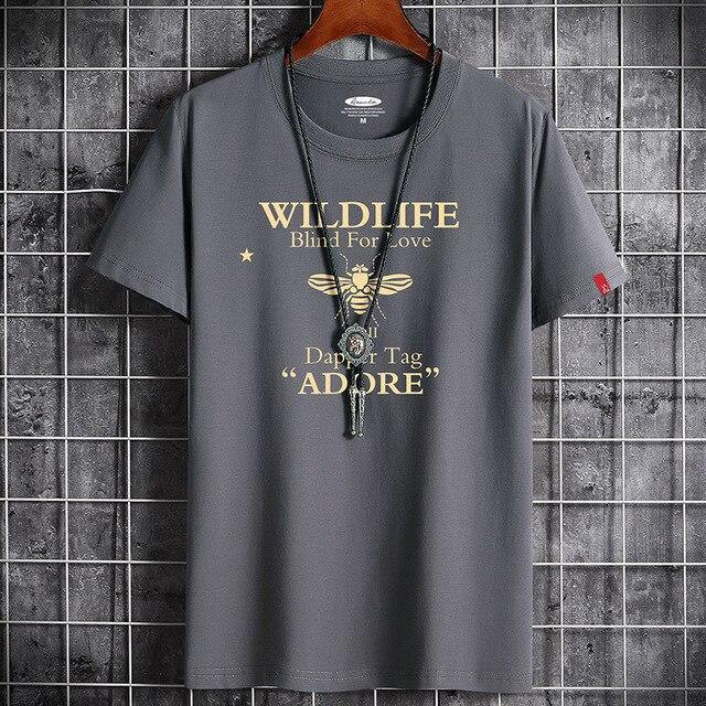 "WILDLIFE" Men's Graphic Vintage T-Shirt - AM APPAREL