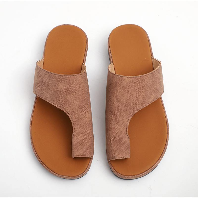 Women's Comfy Flat Platform Sandals - AM APPAREL