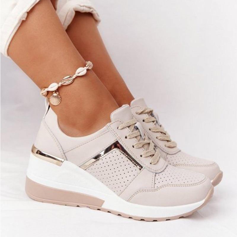 Women's Platform Casual Sneakers - AM APPAREL